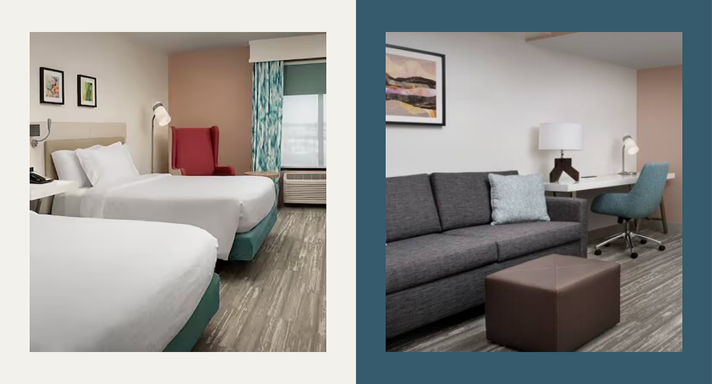 Read more about the article Hilton Double Queen Beds Suite with Sofa bed